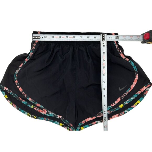 Nike Dry Women's Dri-Fit Tempo Running Shorts Pink Floral Trim Medium Standard - Picture 5 of 11